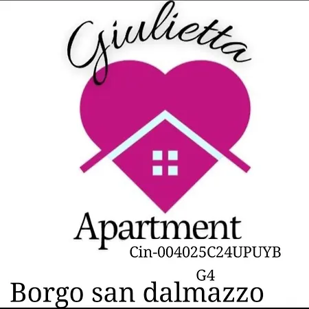 아파트 Attico Giulietta 보르고 산 달마쪼